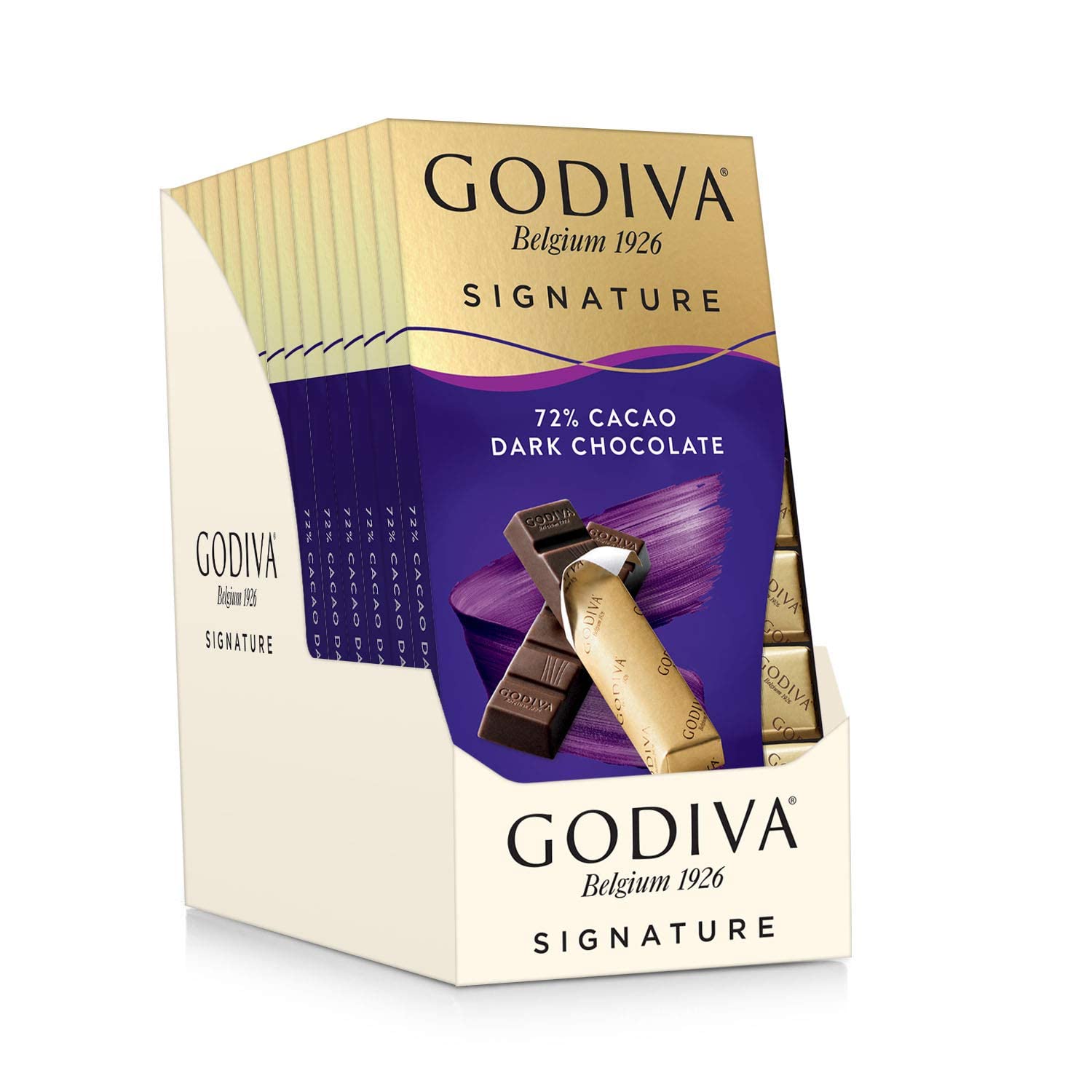 Amazon.com : Godiva Chocolatier Chocolate Signature Mini Bars,72